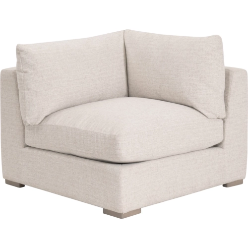 Newport Outdoor Modular Sectional Unit Corner Chair in Sand Fabric 6730-CRN.LSSND